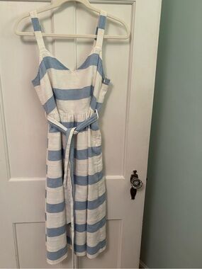 EDC by Esprit blue and white striped sundress.